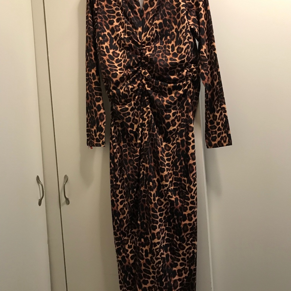 Beautiful leopard dress NWT